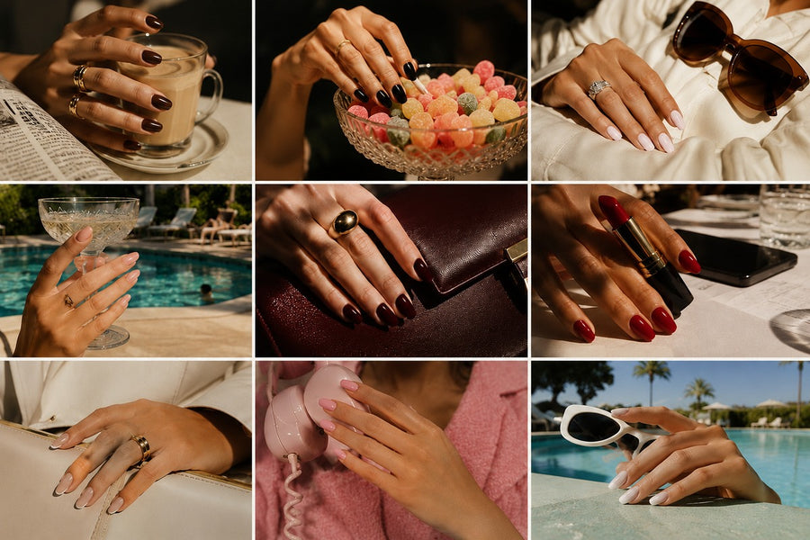 Nine Nailé manicures in everyday settings